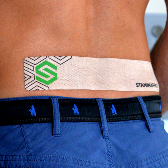 staminapro patch on lower back